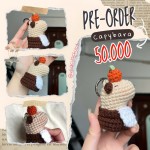 Móc Khoá Capybara Trái Quýt