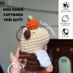 Móc Khoá Capybara Trái Quýt