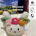 Móc Khoá Len Thỏ Ngọc 