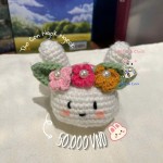 Móc Khoá Len Thỏ Ngọc 