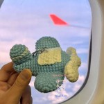 Móc Khoá Máy Bay Xanh