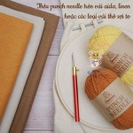 Len Móc 1.5mm Punch Needle (có thể đan và móc)