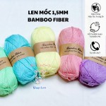 Len Móc 1,5mm Bamboo Fiber (có thể đan và móc)