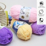 Len Móc 2mm Milk Cotton (có thể đan và móc)