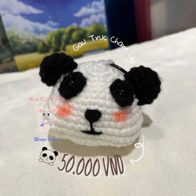 Móc Khoá Đầu Gấu Trúc 