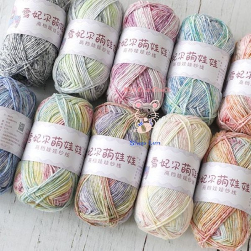 Len Móc 1,5mm Baby Yarn Loang (có thể đan và móc)
