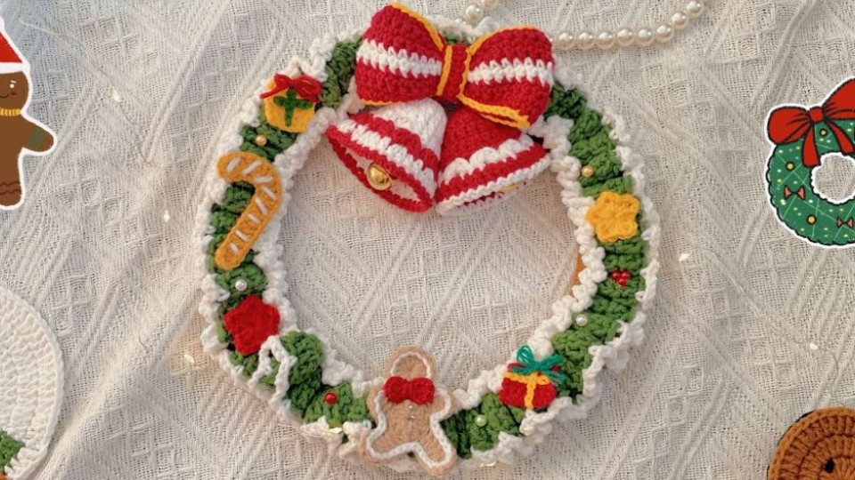 Móc khóa len Noel: Tự tay làm quà tặng ý nghĩa